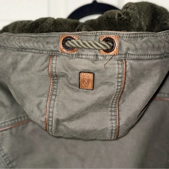 Naketano Women's Olive Hooded Jacket Sz Small - Picture 11 of 16